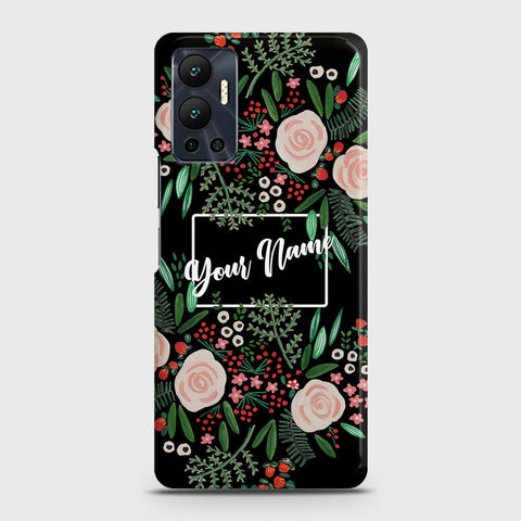 Infinix Hot 12 Cover - Floral Series - Matte Finish - Snap On Hard Case with LifeTime Colors Guarantee