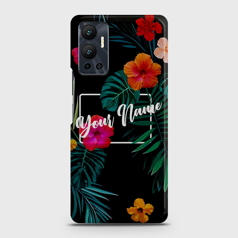 Infinix Hot 12 Cover - Floral Series - Matte Finish - Snap On Hard Case with LifeTime Colors Guarantee