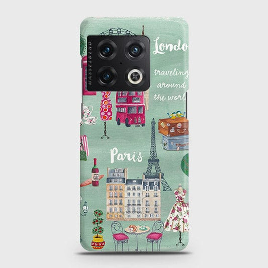 OnePlus 10 Pro Cover - London, Paris, New York ModernPrinted Hard Case with Life Time Colors Guarantee