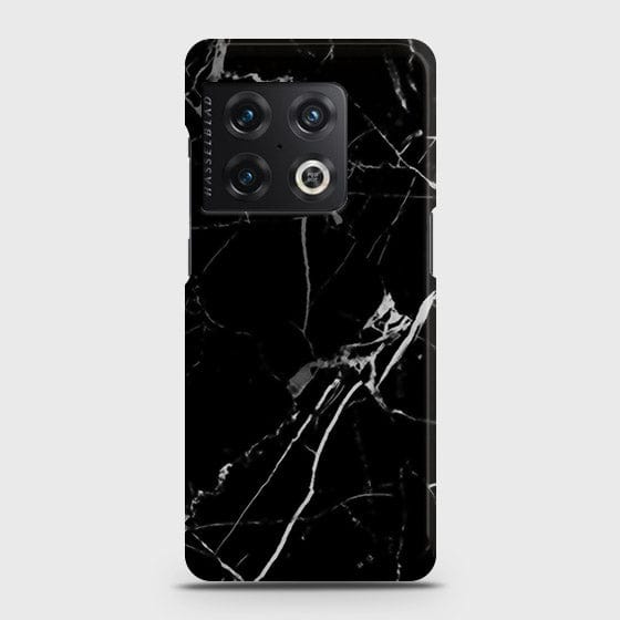 OnePlus 10 Pro Cover - Black Modern Classic Marble Printed Hard Case with Life Time Colors Guarantee