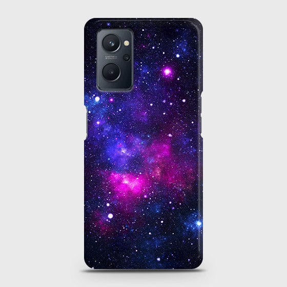 Realme 9i Cover - Dark Galaxy Stars Modern Printed Hard Case with Life Time Colors Guarantee