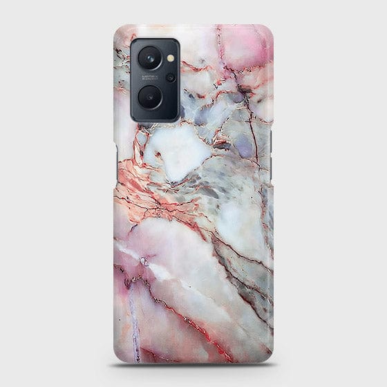 Realme 9i Cover - Violet Sky Marble Trendy Printed Hard Case with Life Time Colors Guarantee