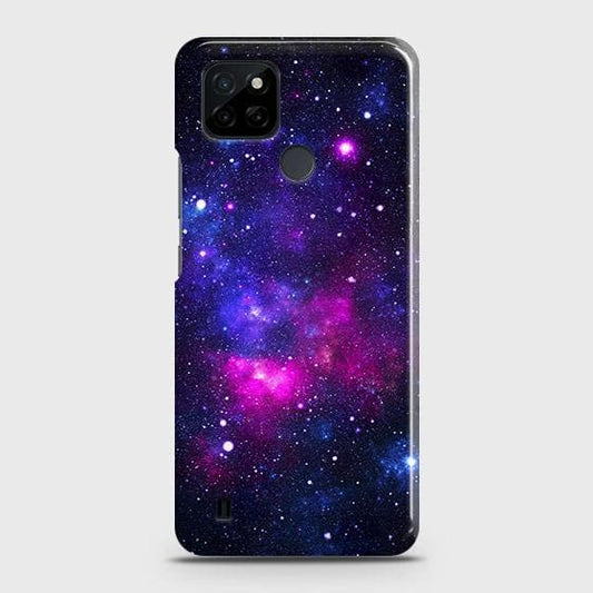 Realme C21Y Cover - Dark Galaxy Stars Modern Printed Hard Case with Life Time Colors Guarantee