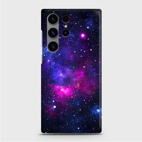 Samsung Galaxy S23 Ultra 5G Cover - Dark Galaxy Stars Modern Printed Hard Case with Life Time Colors Guarantee