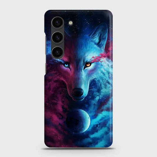 Samsung Galaxy S23 5G Cover - Infinity Wolf Trendy Printed Hard Case with Life Time Colors Guarantee