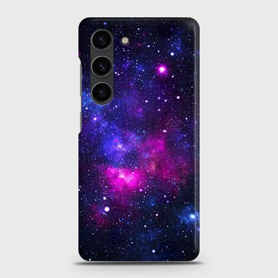 Samsung Galaxy S23 5G Cover - Dark Galaxy Stars Modern Printed Hard Case with Life Time Colors Guarantee