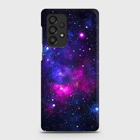 Samsung Galaxy A73 5G Cover - Dark Galaxy Stars Modern Printed Hard Case with Life Time Colors Guarantee