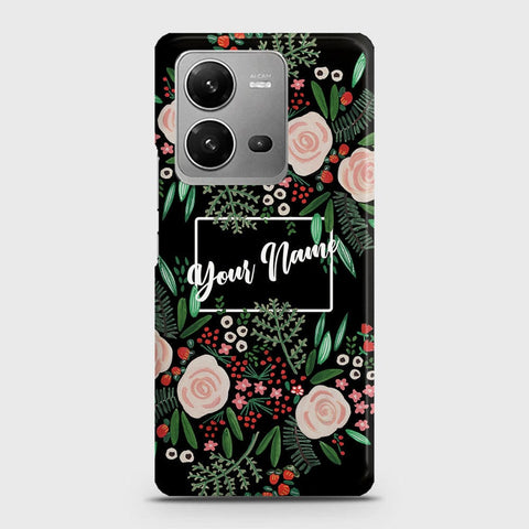 Vivo V25e Cover - Floral Series - Matte Finish - Snap On Hard Case with LifeTime Colors Guarantee