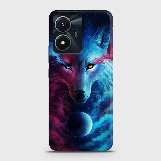 Vivo Y02s Cover - Infinity Wolf Trendy Printed Hard Case with Life Time Colors Guarantee