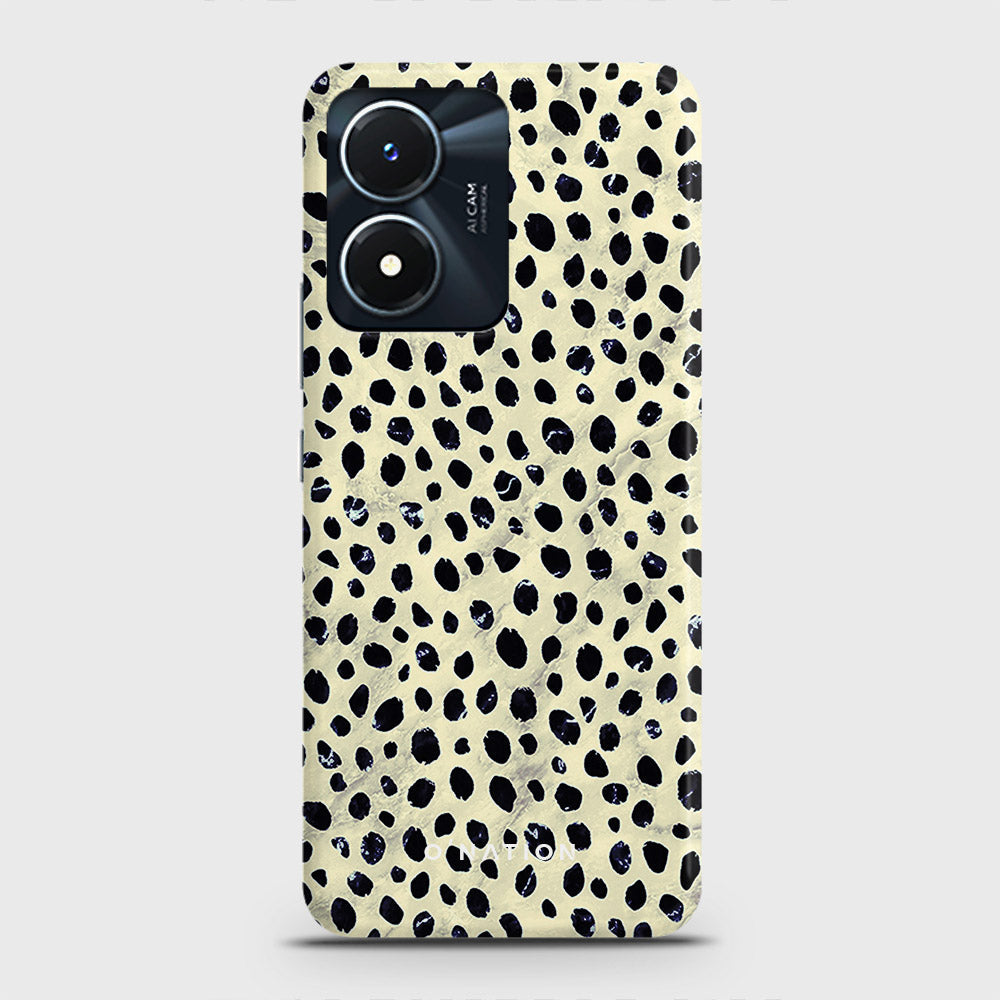 Vivo Y02s Cover - Bold Dots Series - Matte Finish - Snap On Hard Case with LifeTime Colors Guarantee