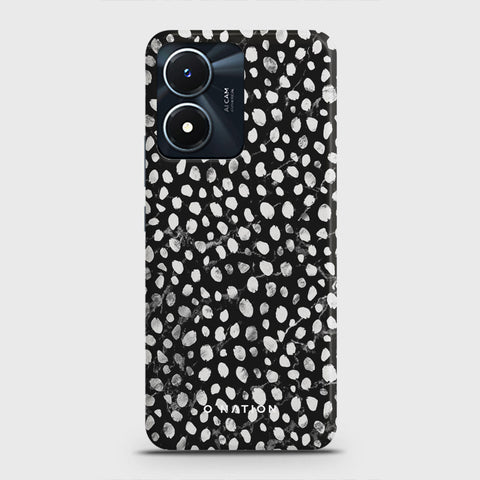 Vivo Y02s Cover - Bold Dots Series - Matte Finish - Snap On Hard Case with LifeTime Colors Guarantee