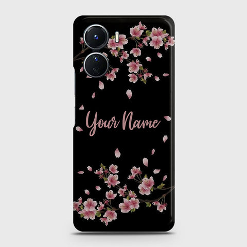 Vivo Y16 Cover - Floral Series - Matte Finish - Snap On Hard Case with LifeTime Colors Guarantee