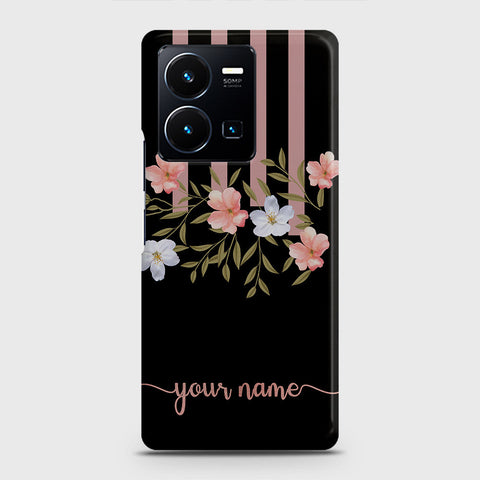 Vivo Y35 4G Cover - Floral Series - Matte Finish - Snap On Hard Case with LifeTime Colors Guarantee