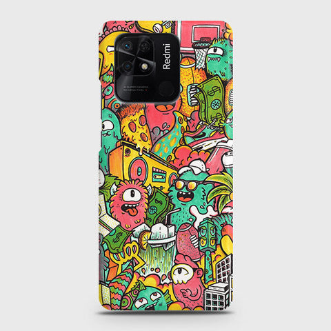 For Fundas Xiaomi Redmi 10 Case Cute Cartoon Candy Painted Silicon Cover  For Xiomi Redmi 10 Prime 2021 Bumper Redmi10 6.5 Coque