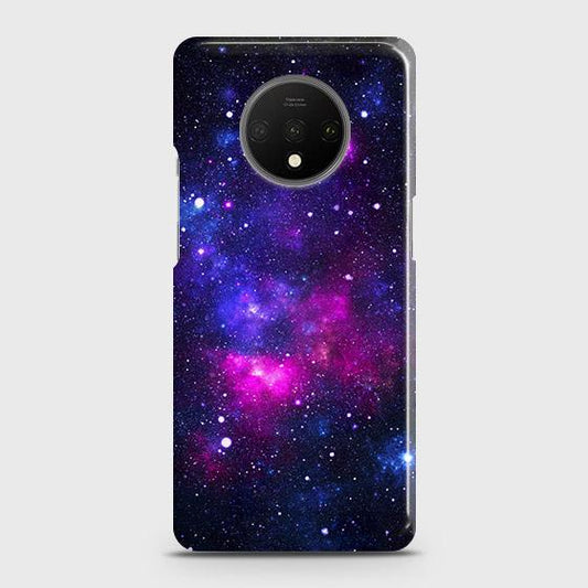 OnePlus 7T Cover - Dark Galaxy Stars Modern Printed Hard Case with Life Time Colors Guarantee