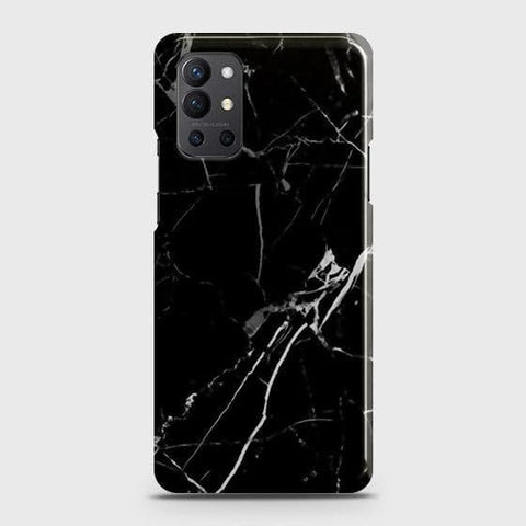 OnePlus 9R Cover - Black Modern Classic Marble Printed Hard Case with Life Time Colors Guarantee