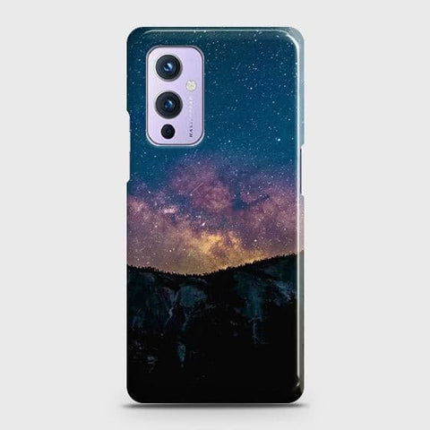 OnePlus 9 Cover - Matte Finish - Embrace Dark Galaxy  Trendy Printed Hard Case with Life Time Colors Guarantee