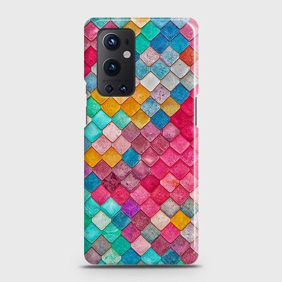 OnePlus 9 Pro Cover - Chic Colorful Mermaid Printed Hard Case with Life Time Colors Guarantee