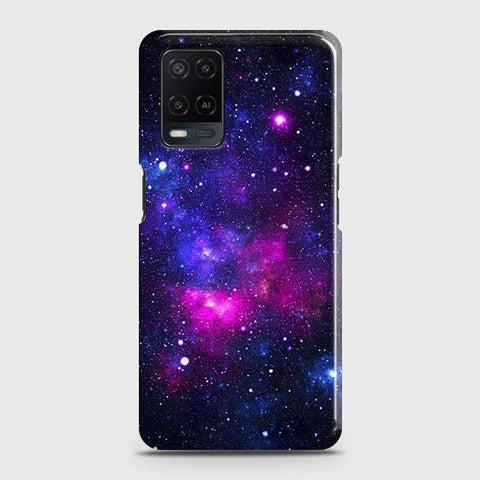 Oppo A54 4G Cover - Dark Galaxy Stars Modern Printed Hard Case with Life Time Colors Guarantee