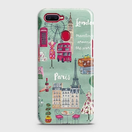 Oppo A12 Cover - Matte Finish - London, Paris, New York ModernPrinted Hard Case with Life Time Colors Guarantee ( Fast Delivery )