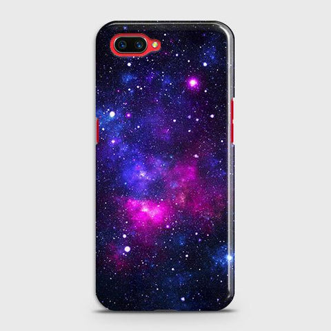 Oppo A12e Cover - Dark Galaxy Stars Modern Printed Hard Case with Life Time Colors Guarantee