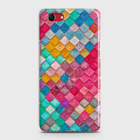 Oppo A1k Cover - Chic Colorful Mermaid Printed Hard Case with Life Time Colors Guarantee