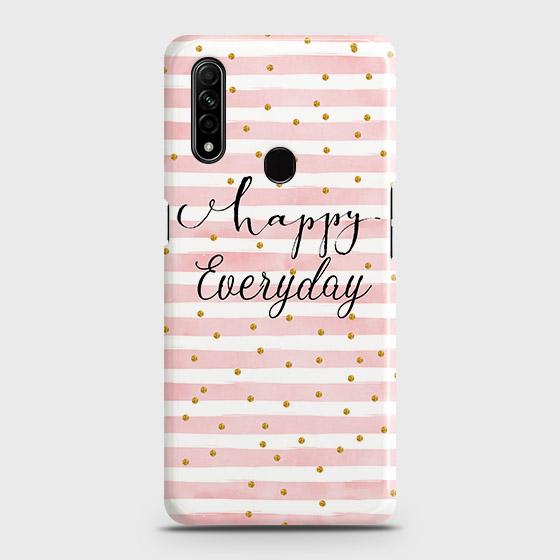 Oppo A31 Cover - Trendy Happy Everyday Printed Hard Case with Life Time Colors Guarantee (Fast Delivery)