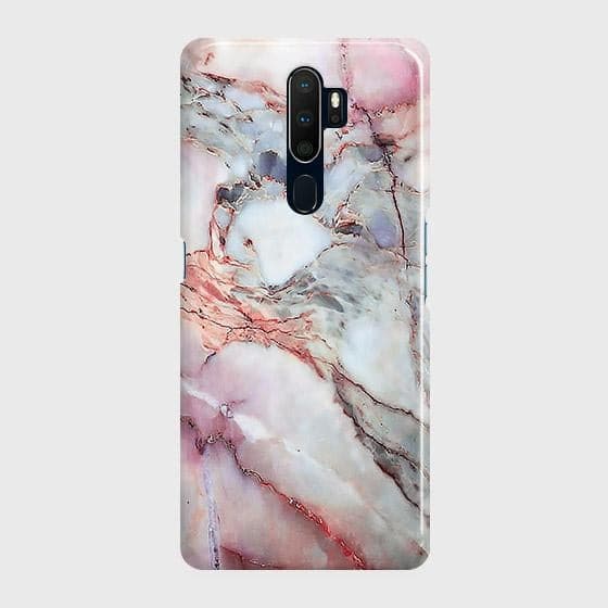 Oppo A5 2020 Cover - Violet Sky Marble Trendy Printed Hard Case with Life Time Colors Guarantee(1)