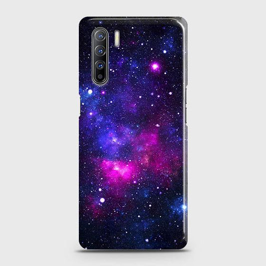 Oppo A91 Cover - Dark Galaxy Stars Modern Printed Hard Case with Life Time Colors Guarantee