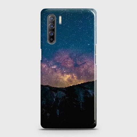 Oppo A91 Cover - Matte Finish - Embrace Dark Galaxy  Trendy Printed Hard Case with Life Time Colors Guarantee