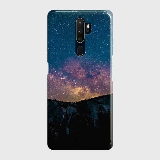 Oppo A9 2020Cover - Matte Finish - Embrace Dark Galaxy  Trendy Printed Hard Case with Life Time Colors Guarantee