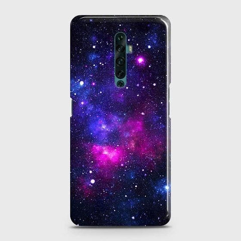 Oppo Reno 2F Cover - Dark Galaxy Stars Modern Printed Hard Case with Life Time Colors Guarantee