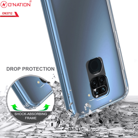 Xiaomi Redmi 10X 4G Cover  - ONation Crystal Series - Premium Quality Clear Case No Yellowing Back With Smart Shockproof Cushions