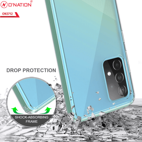 Samsung Galaxy A52s 5G Cover  - ONation Crystal Series - Premium Quality Clear Case No Yellowing Back With Smart Shockproof Cushions