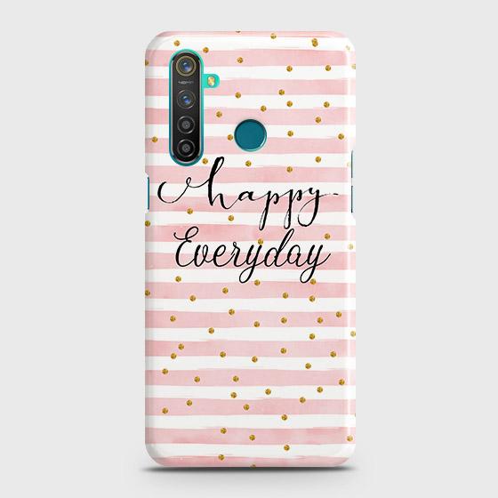 Realme 5 Pro Cover - Trendy Happy Everyday Printed Hard Case with Life Time Colors Guarantee