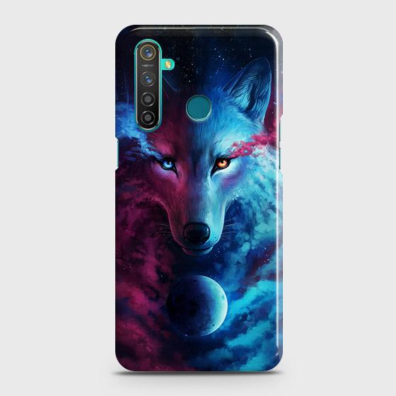 Realme_5s Cover - Infinity Wolf Trendy Printed Hard Case with Life Time Colors Guarantee