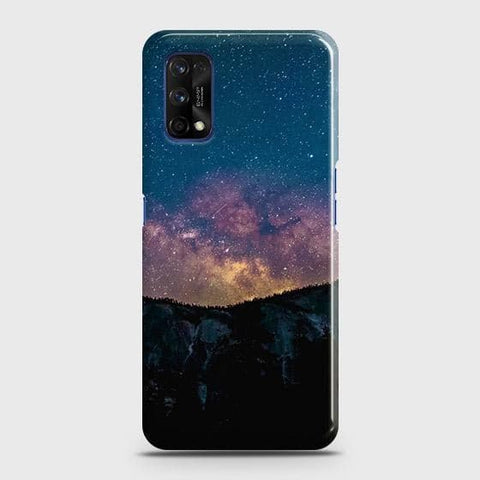 Realme 7 Pro Cover - Matte Finish - Embrace Dark Galaxy  Trendy Printed Hard Case with Life Time Colors Guarantee b63 b66