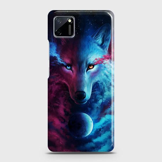 Realme C11 Cover - Infinity Wolf Trendy Printed Hard Case with Life Time Colors Guarantee