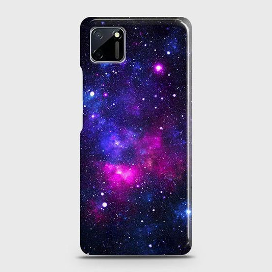 Realme C11 Cover - Dark Galaxy Stars Modern Printed Hard Case with Life Time Colors Guarantee