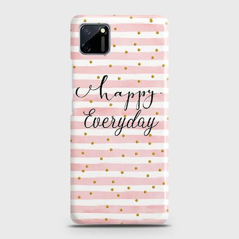 Realme C11 Cover - Trendy Happy Everyday Printed Hard Case with Life Time Colors Guarantee