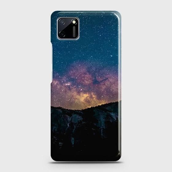 Realme C11 Cover - Matte Finish - Embrace Dark Galaxy  Trendy Printed Hard Case with Life Time Colors Guarantee