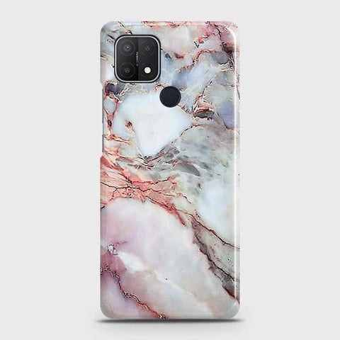 Realme C25s Cover - Violet Sky Marble Trendy Printed Hard Case with Life Time Colors Guarantee