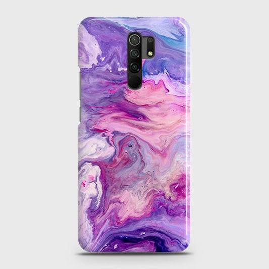 Xiaomi Redmi 9 Prime Cover - Matte Finish - Dark Rose Vintage Flowers Printed Hard Case with Life Time Colors Guarantee