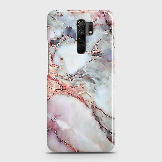 Xiaomi Redmi 9 Prime Cover - Matte Finish - Dark Rose Vintage Flowers Printed Hard Case with Life Time Colors Guarantee