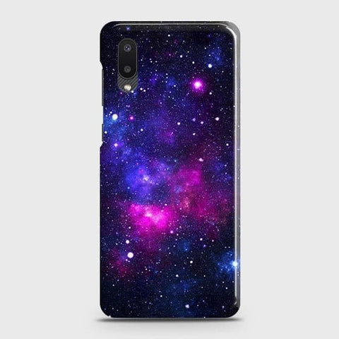 Samsung Galaxy A02 Cover - Dark Galaxy Stars Modern Printed Hard Case with Life Time Colors Guarantee