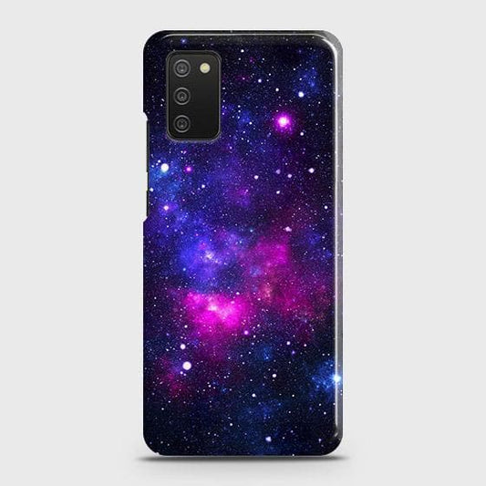 Samsung Galaxy A03s Cover - Dark Galaxy Stars Modern Printed Hard Case with Life Time Colors Guarantee