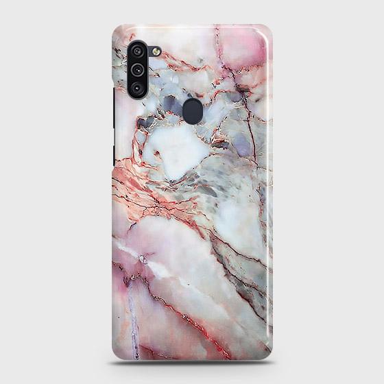 Samsung Galaxy A11 Cover - Violet Sky Marble Trendy Printed Hard Case with Life Time Colors Guarantee