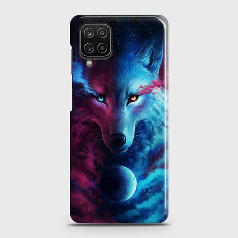 Samsung Galaxy A12 Cover - Infinity Wolf Trendy Printed Hard Case with Life Time Colors Guarantee