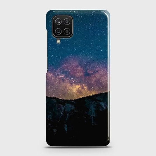 Samsung Galaxy A12 Cover - Matte Finish - Embrace Dark Galaxy  Trendy Printed Hard Case with Life Time Colors Guarantee b-70