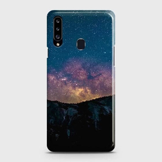 Samsung Galaxy A20s Cover - Matte Finish - Embrace Dark Galaxy  Trendy Printed Hard Case with Life Time Colors Guarantee